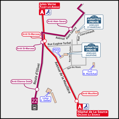 Plan d'accès Aselqo Dauphine